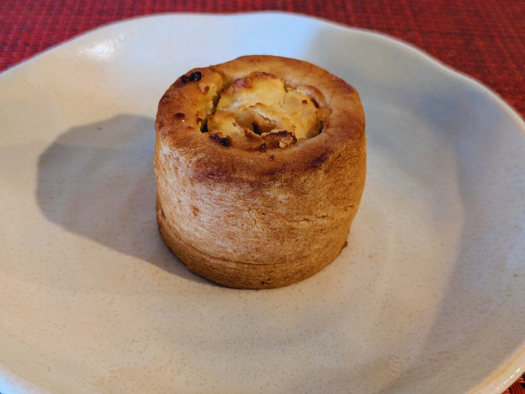 りんごとクリームチーズのビスケット