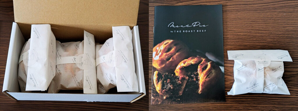 「THE ROAST BEEF」の箱の中の写真