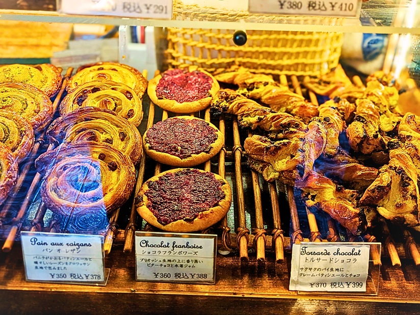 「ブーランジェリー ボネダンヌ」の店内画像(ヴィエノワズリー)