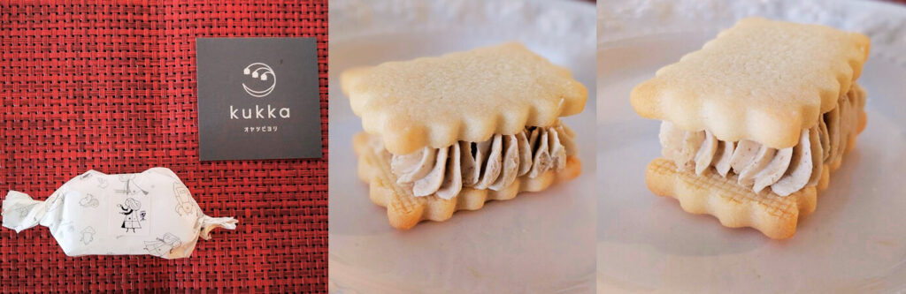 菓子工房kukkaの栗（モンブラン風）バターサンドの画像