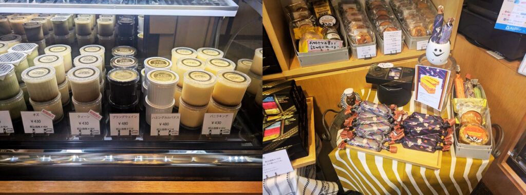 「ACHO(アチョ)神楽坂」のプリンと焼菓子の写真