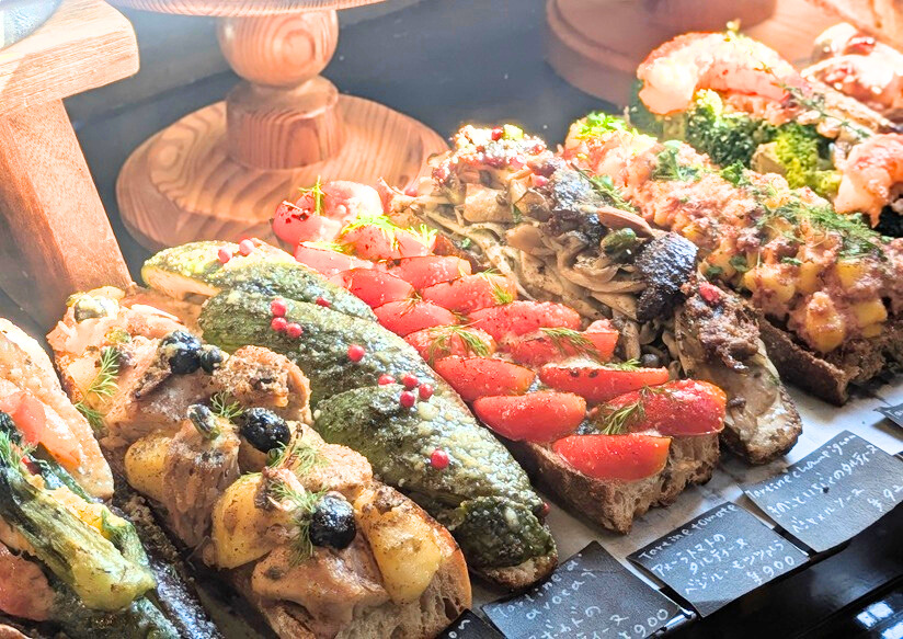 eteco breadの店内パンの画像(タルティーヌ)