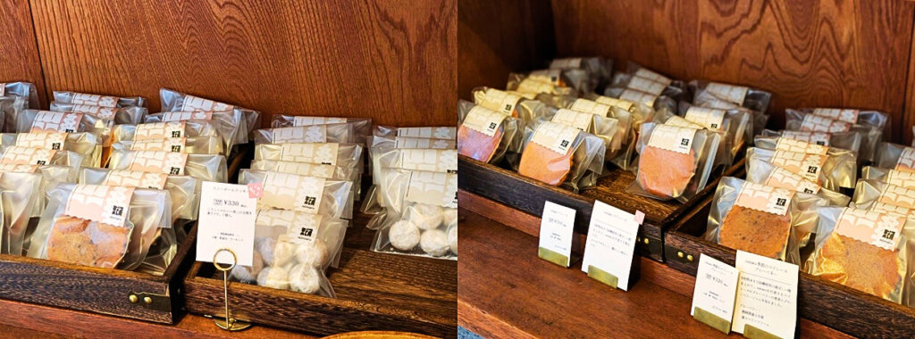 nomaru bakeの店内のクッキーの画像