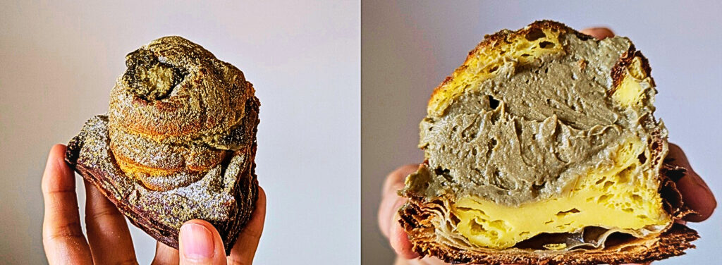 Boulangerie S.Igarashiのパイシューの画像（ほうじ茶）