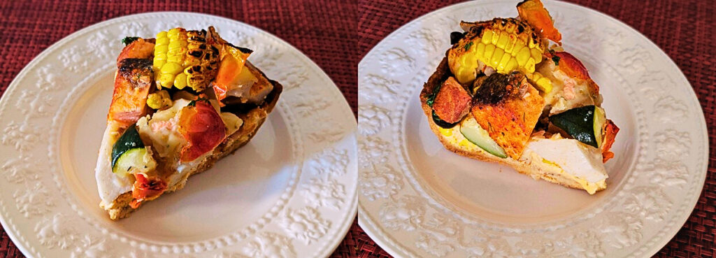 eteco breadのサーモンとツナと野菜のキッシュ