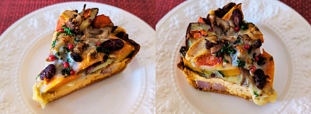 eteco breadの野菜とベーコンのキッシュ