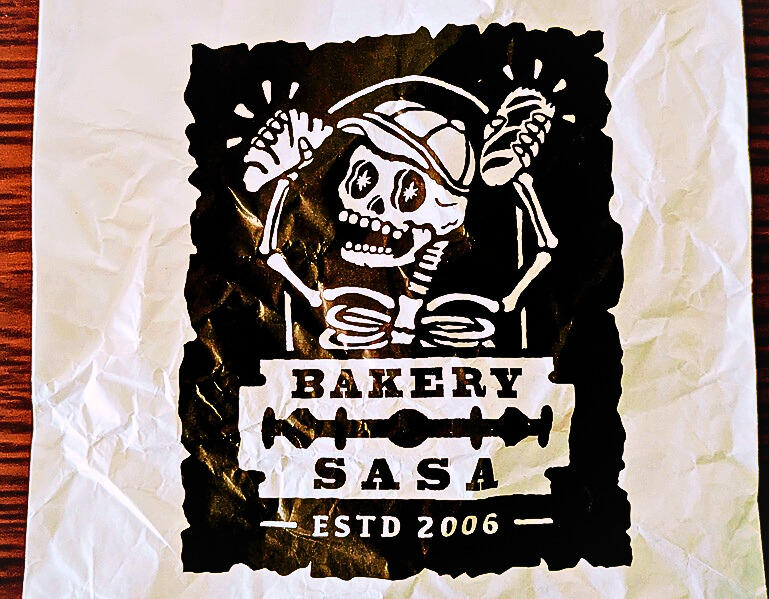 BAKERY SASAのパンを入れる袋の画像